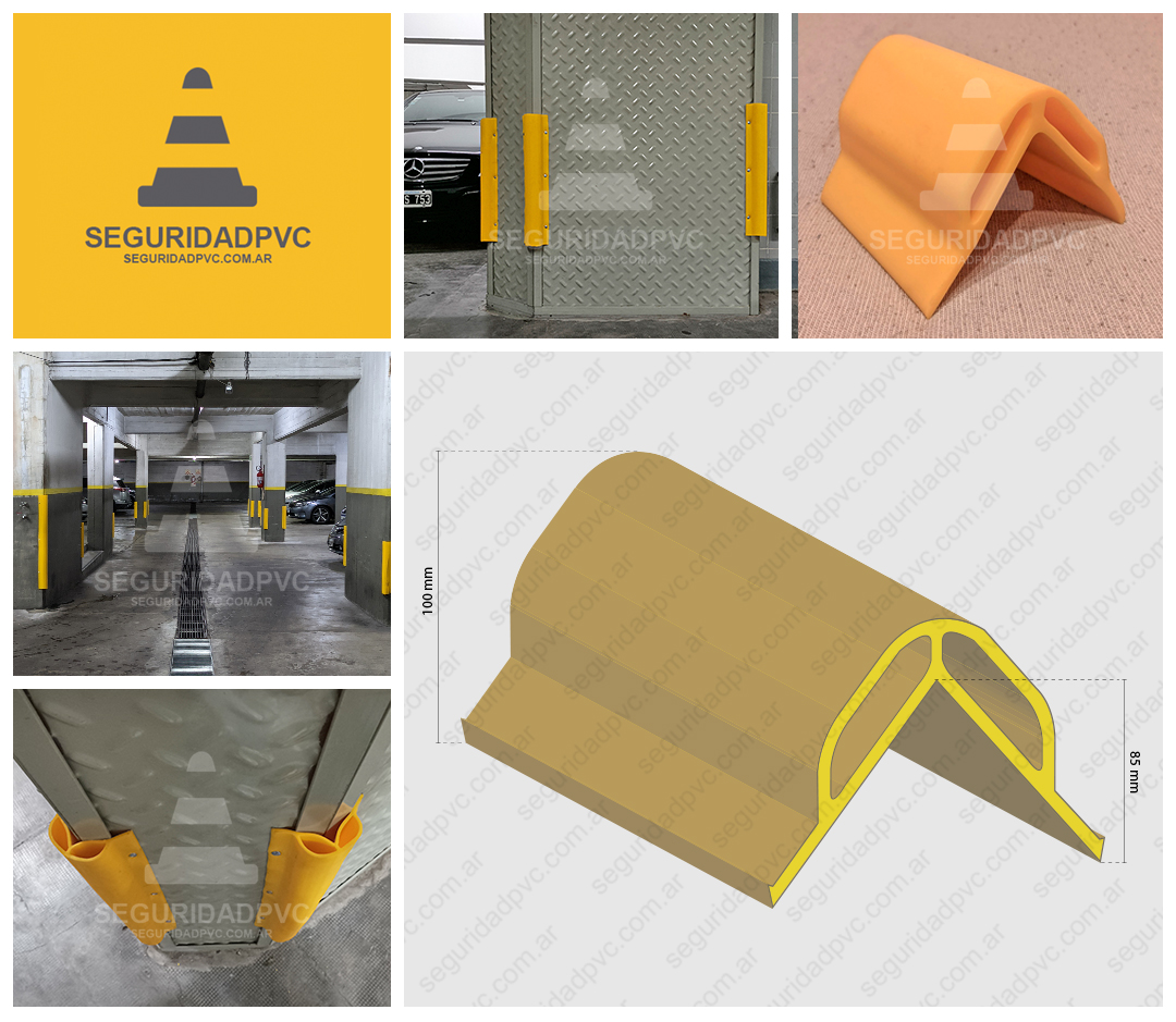 Ángulo Esquinero Protector de Columnas 85x85mm