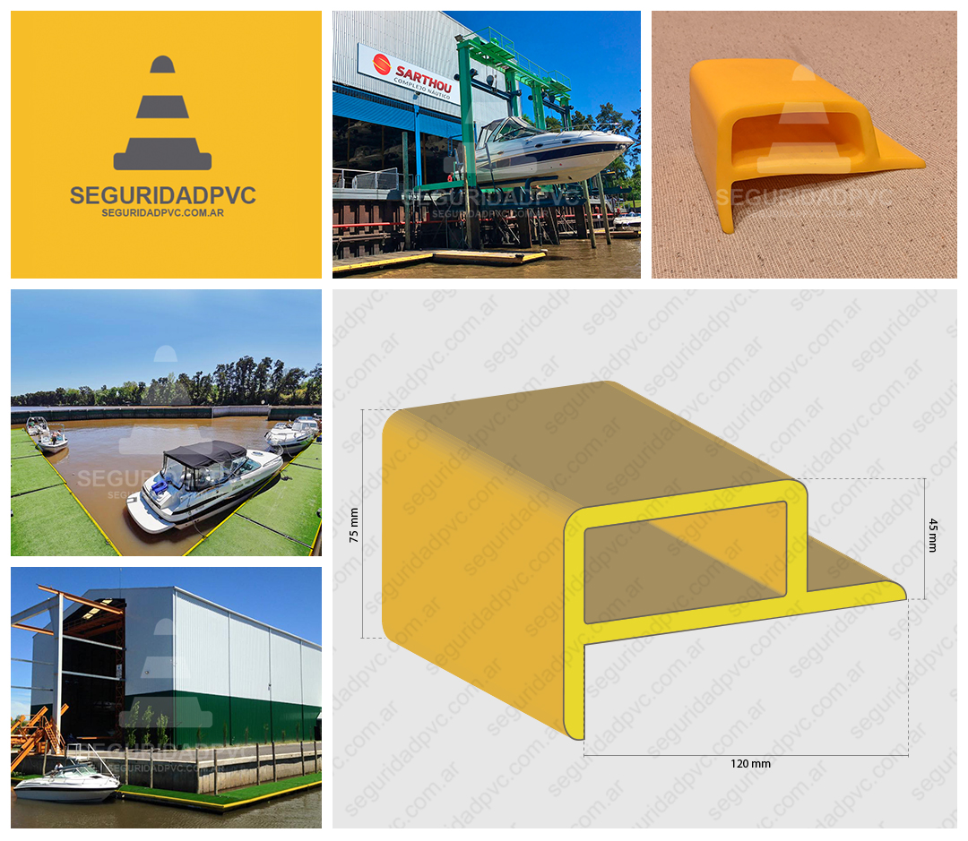 Botazo Náutico Ángulo 90° Rectangular 120x45mm