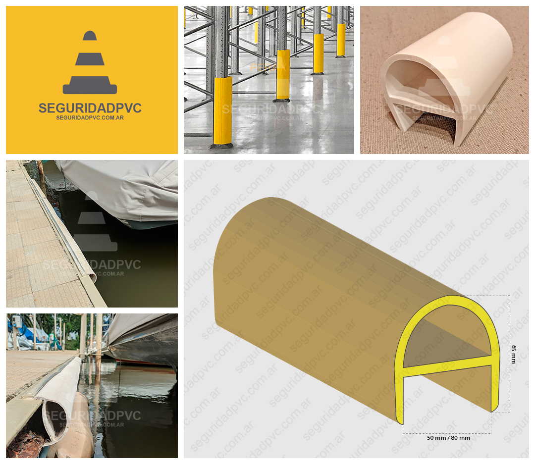 Botazo Náutico Parachoques U 80x65mm