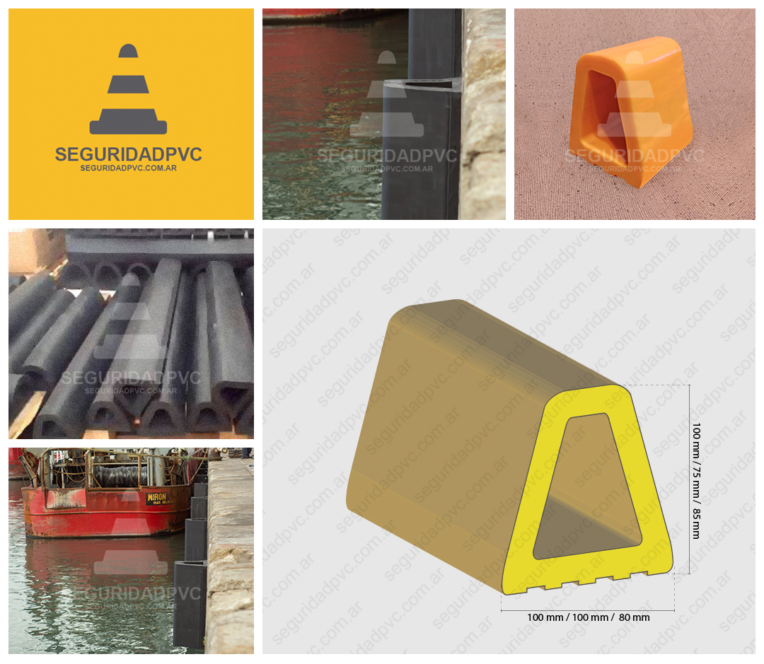 Tope Antichoque PVC 80X85mm