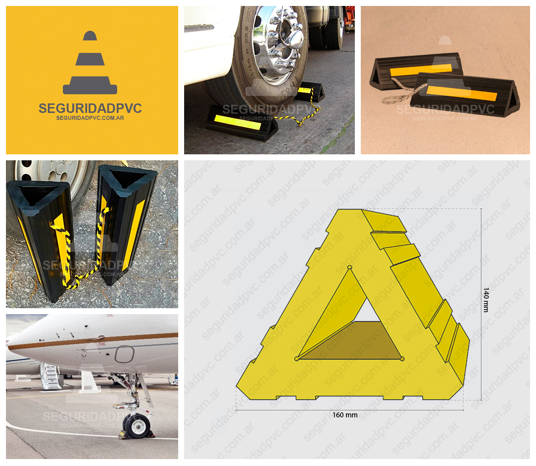 calzas para ruedas pvc macizo, aviones, camiones, buses, colectivos. 