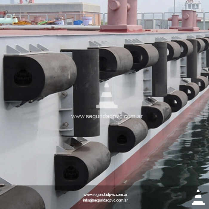 Botazo grande de caucho para uso en parachoques de embarcaciones, camiones y buques