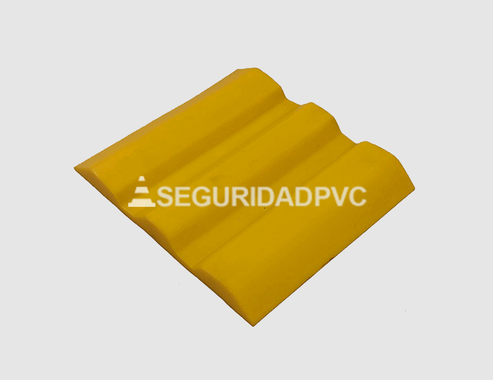 Banda pvc maciza triple, guardasillas, guardacamillas, protector de pared.